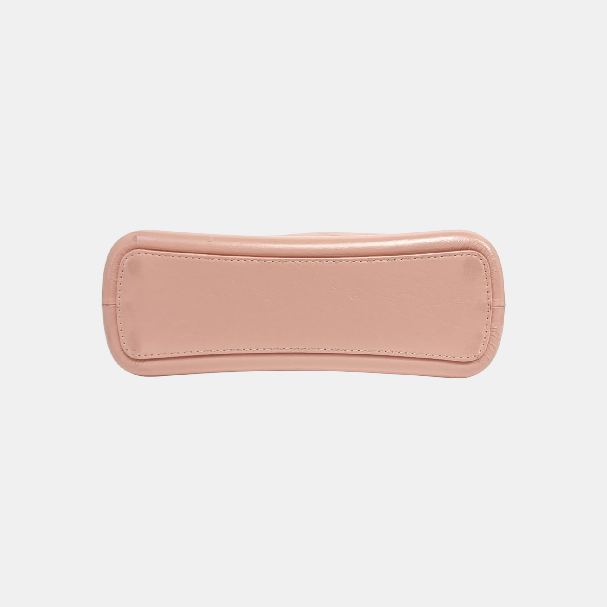 GABRIELLE Medium Quilted Calfskin Pink