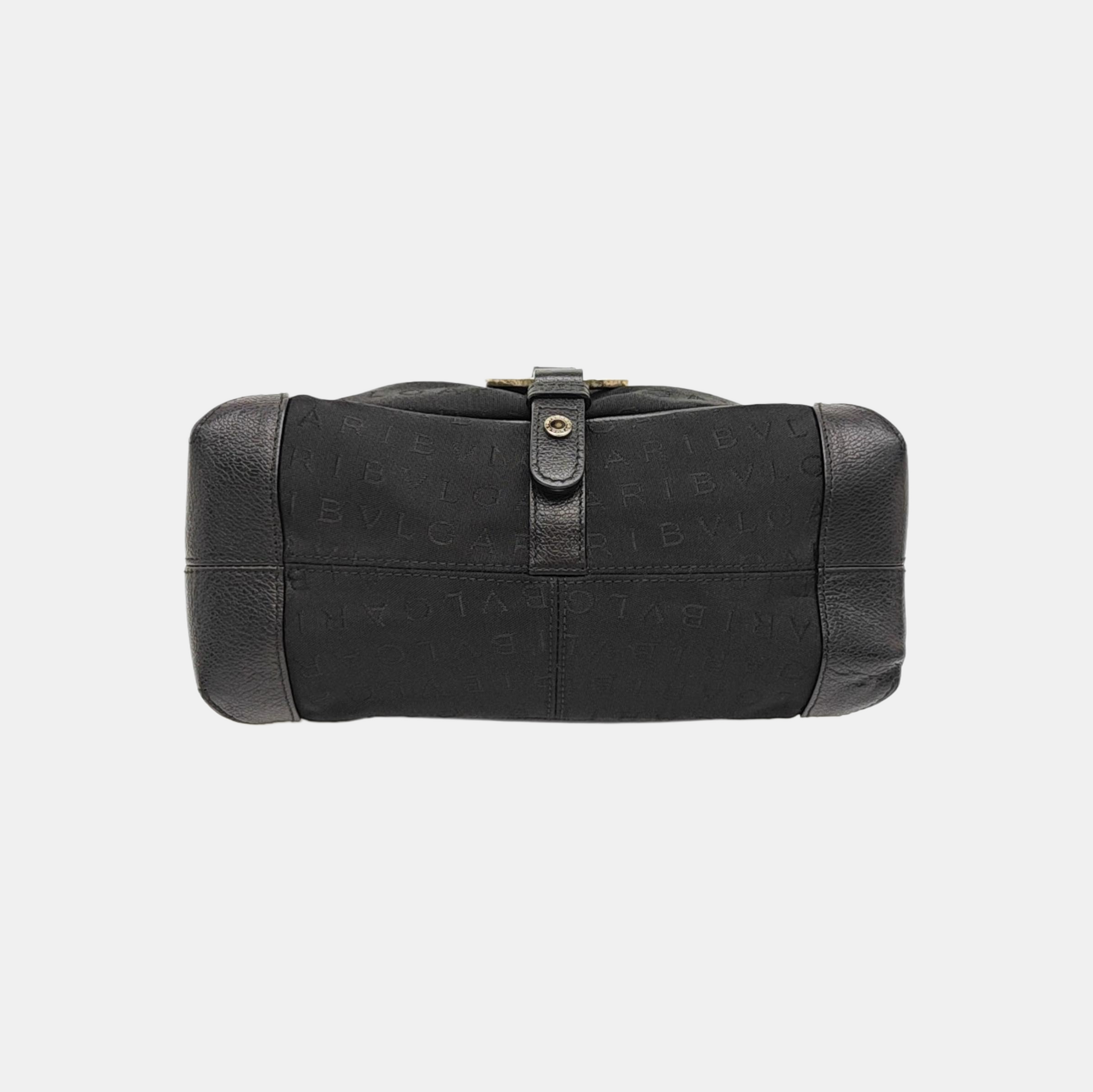 Canvas Top Handle Bag Black