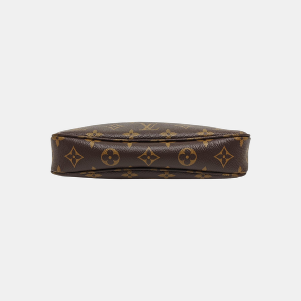 ACCESSOIRES GM Monogram Coated Canvas Brown
