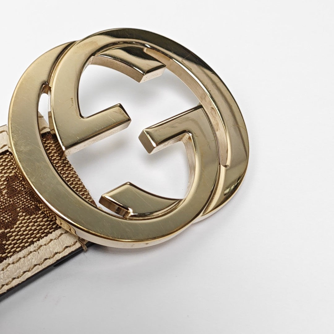Fabric Belt Beige