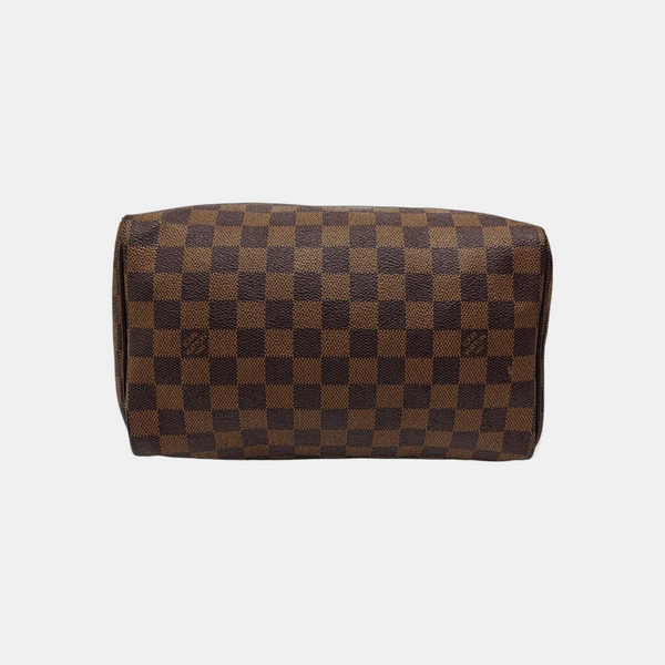 SPEEDY 25 Damier Ebene Coated Canvas Brown