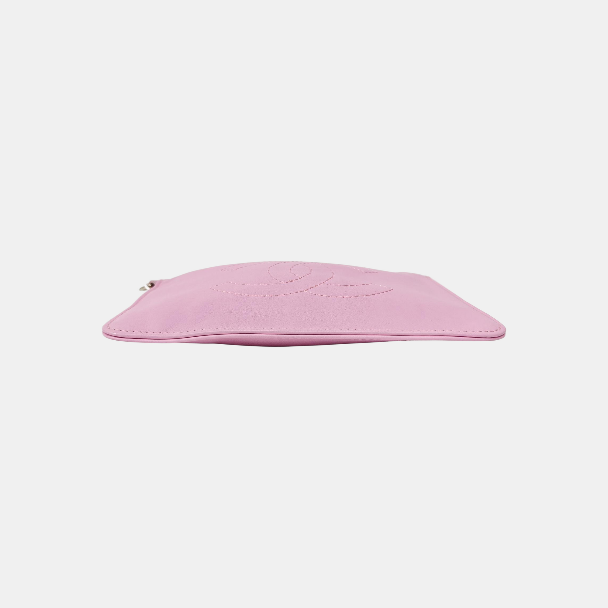 Lambskin Clutch Pink