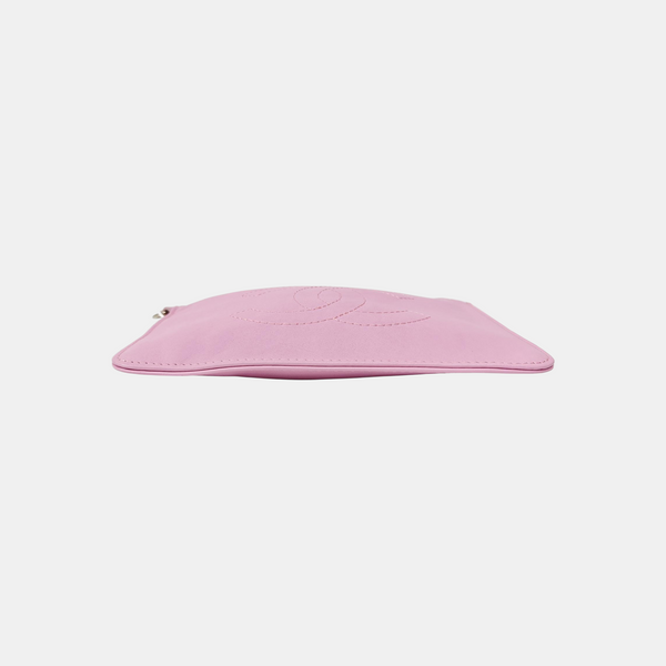 Lambskin Clutch Pink