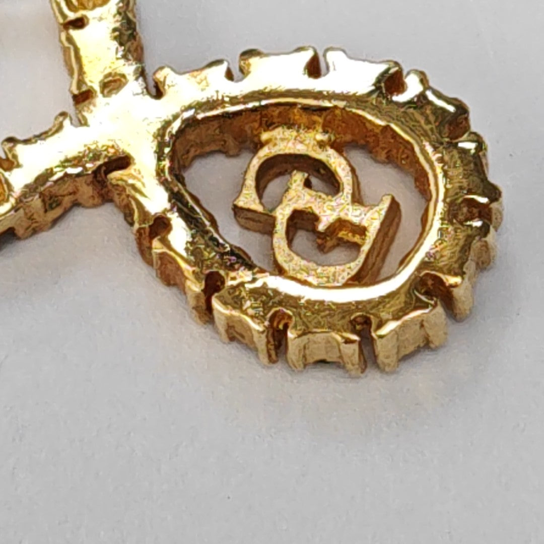 Petit CD Metal Gold Necklace