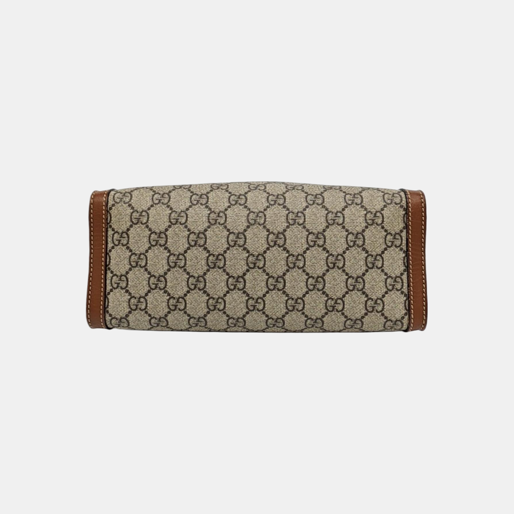 Padlock Small Monogram Coated Canvas Beige