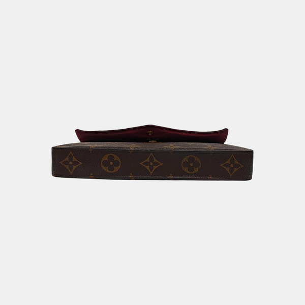 FÉLICIE Monogram Coated Canvas Brown