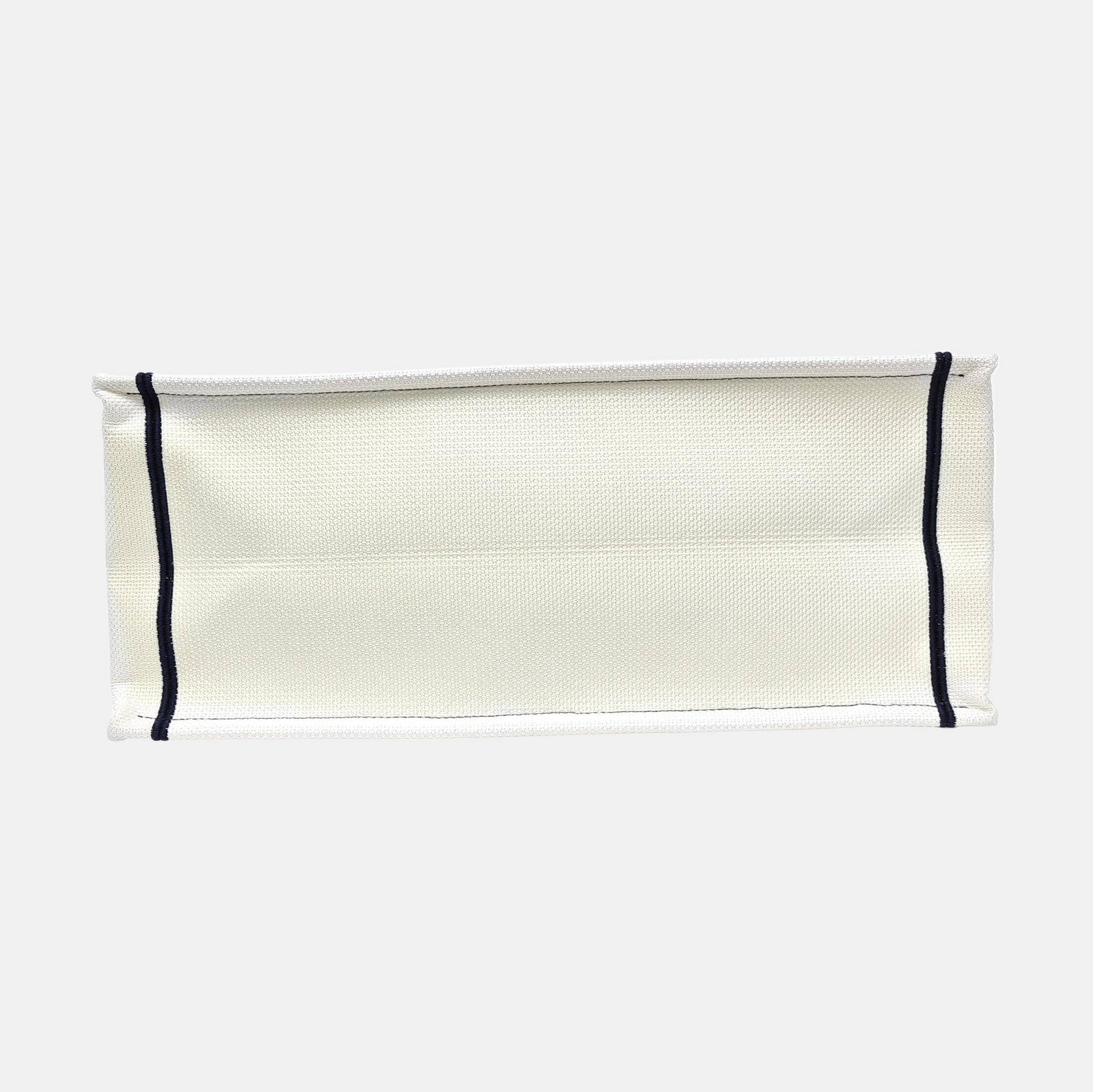 Authenticated pre-owned  Book Tote Large Canvas White - Tote Bag at Looply