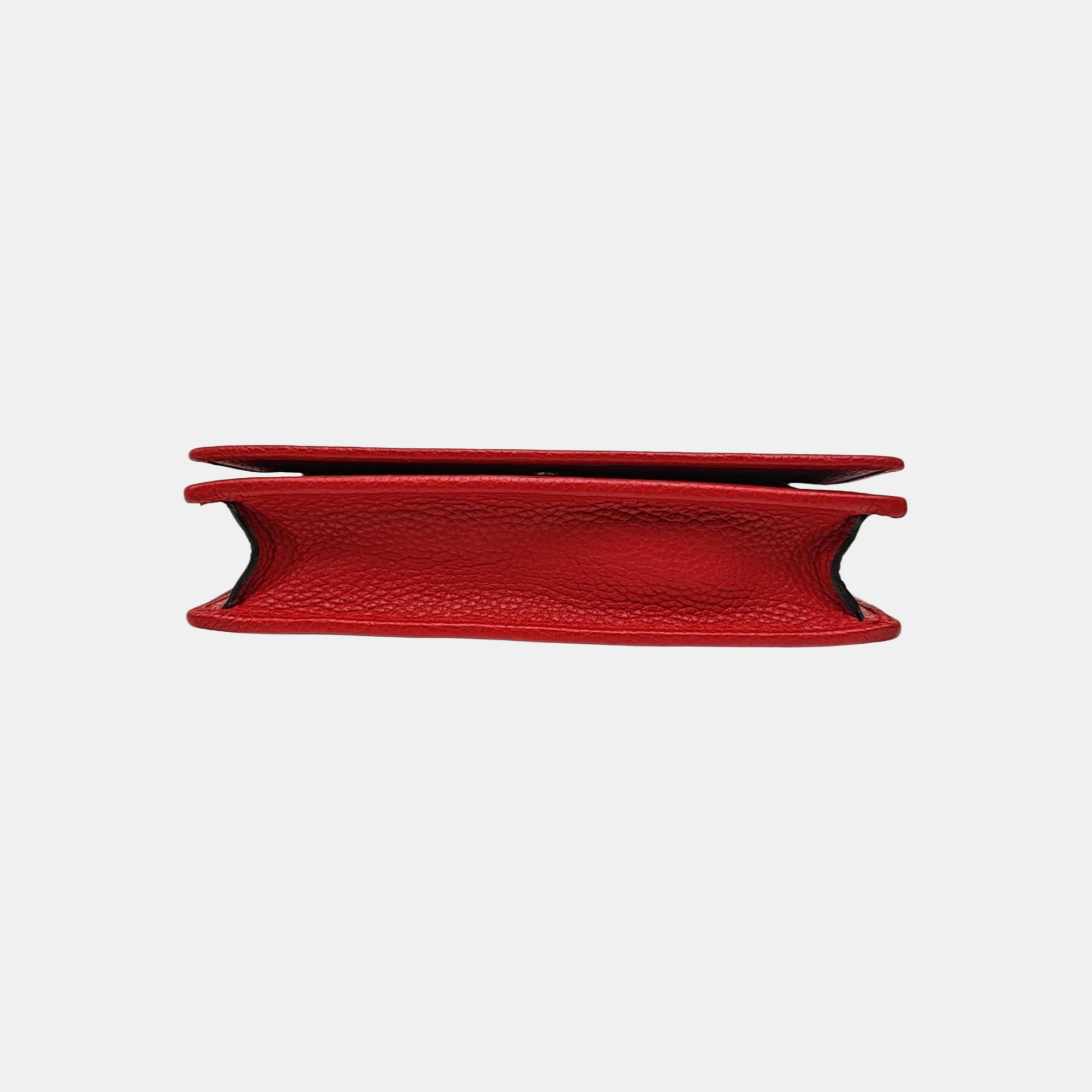 Soho Small Calfskin Red