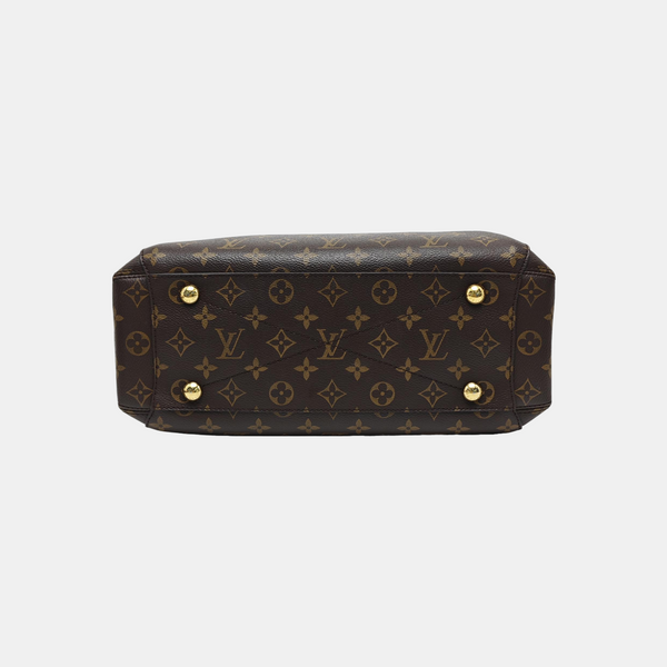 MONTAIGNE MM Monogram Coated Canvas Brown