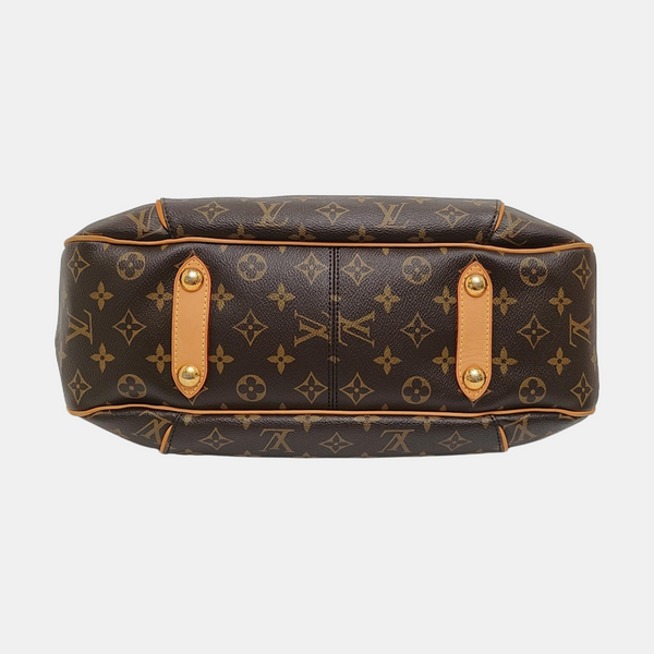 GALLIERA PM Monogram Coated Canvas Brown