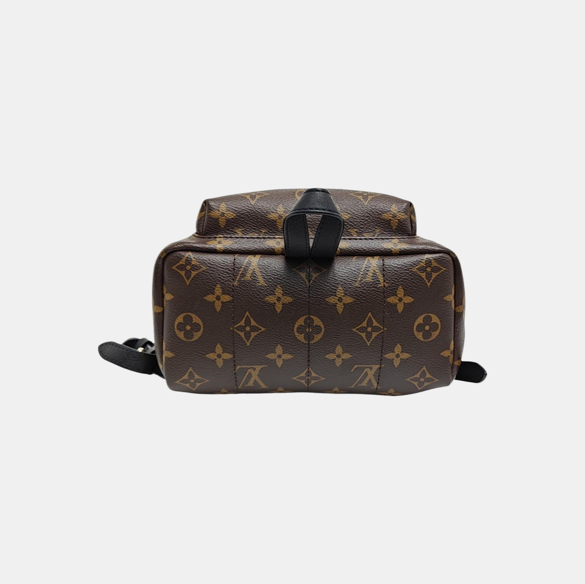 PALM SPRINGS PM Monogram Coated Canvas Brown