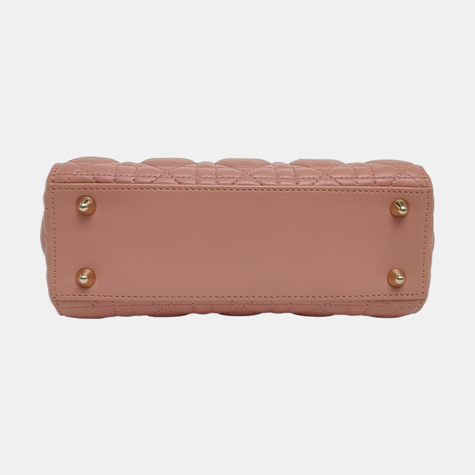 Authenticated pre-owned  Lady Dior Small Cannage Lambskin Pink - Tote Bag at Looply