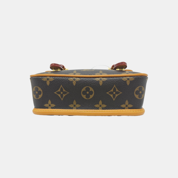 SATCHEL Mini Monogram Coated Canvas Brown