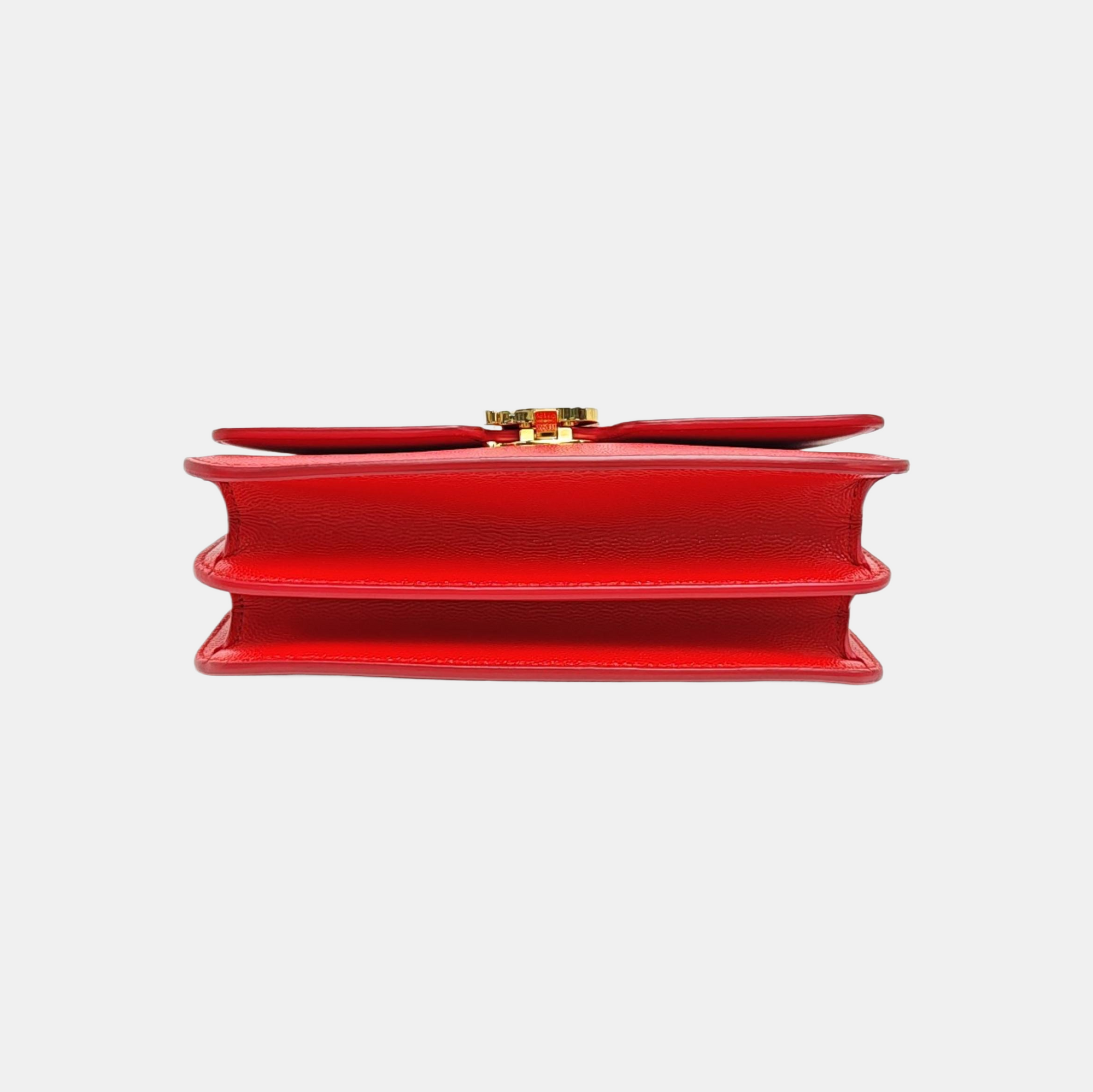 TB Small Calfskin Red