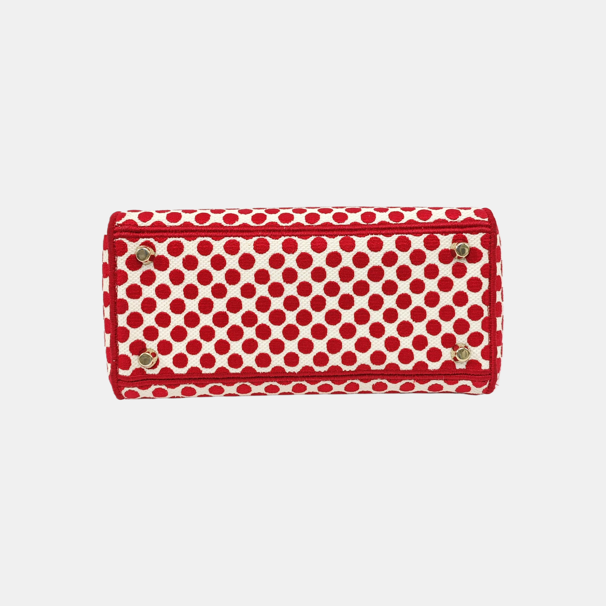 Lady D-Lite Medium Canvas Red