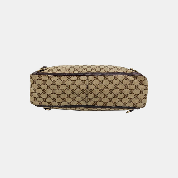 Abbey Monogram Canvas Brown
