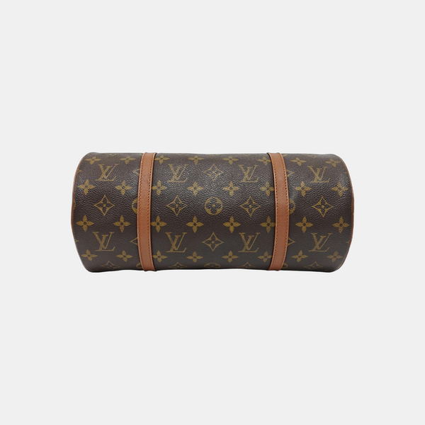 PAPILLON 30 Monogram Coated Canvas Brown