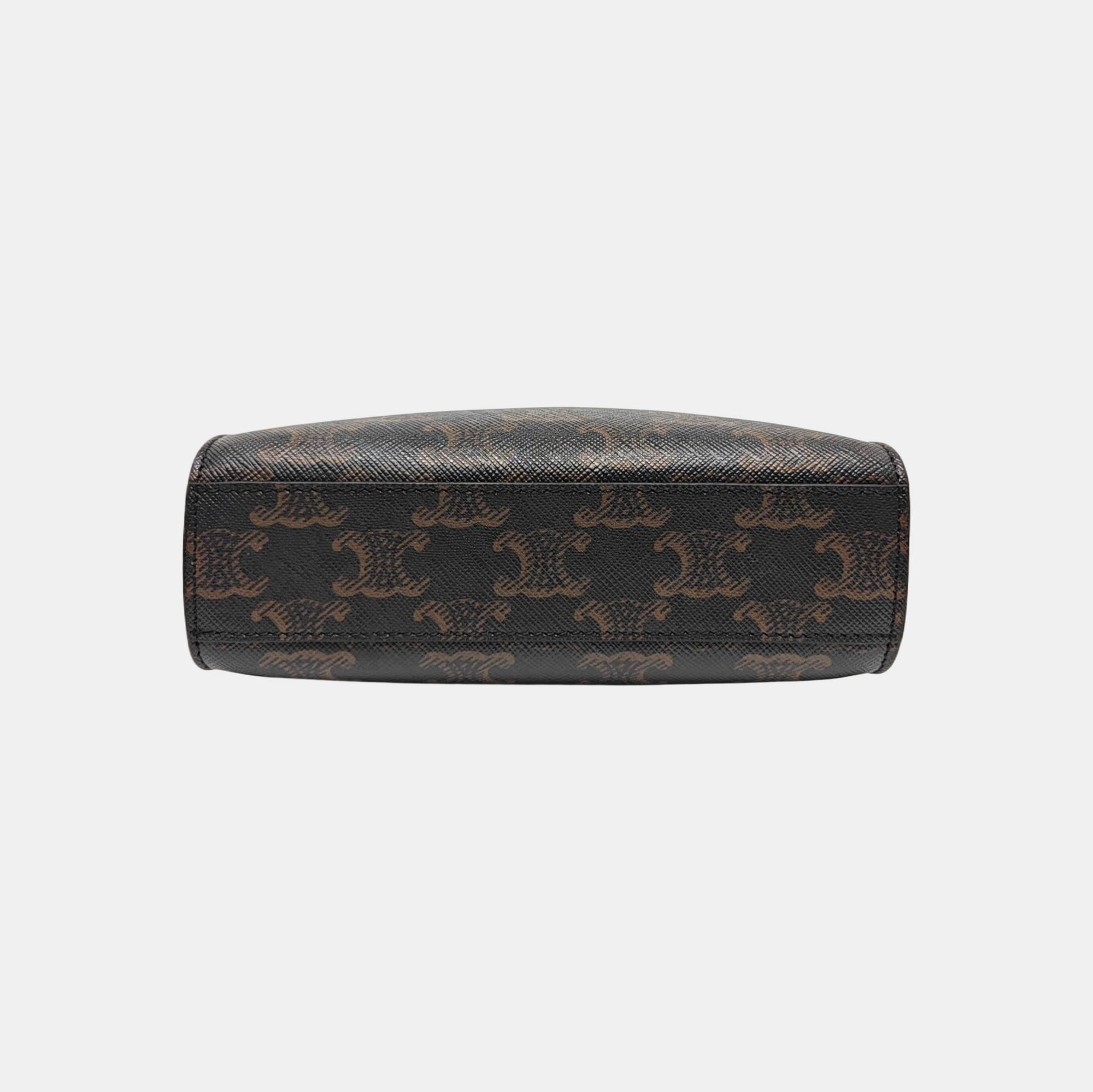 CABAS CELINE Mini Coated Canvas Brown