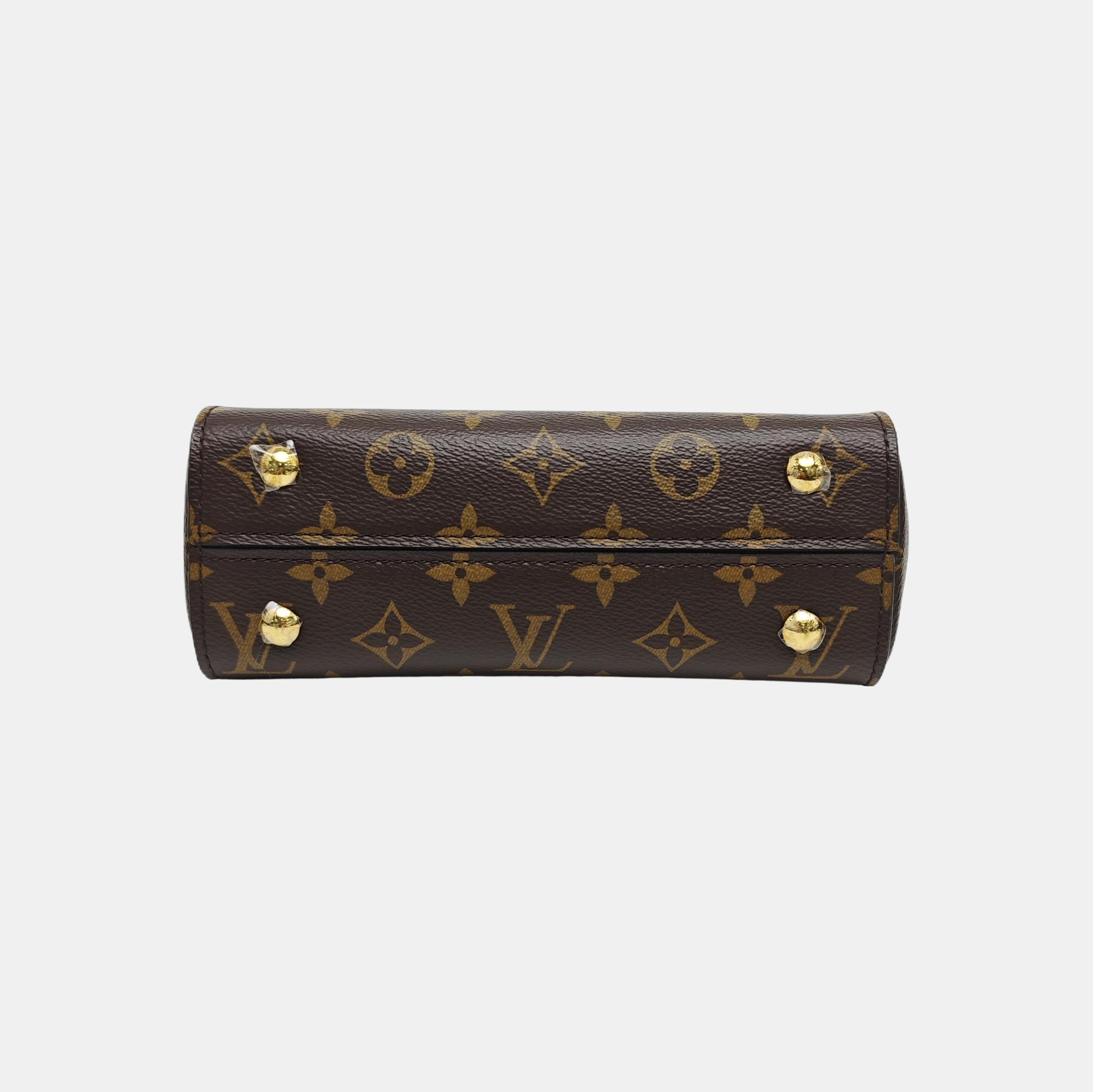 CLUNY PM Monogram Coated Canvas Brown