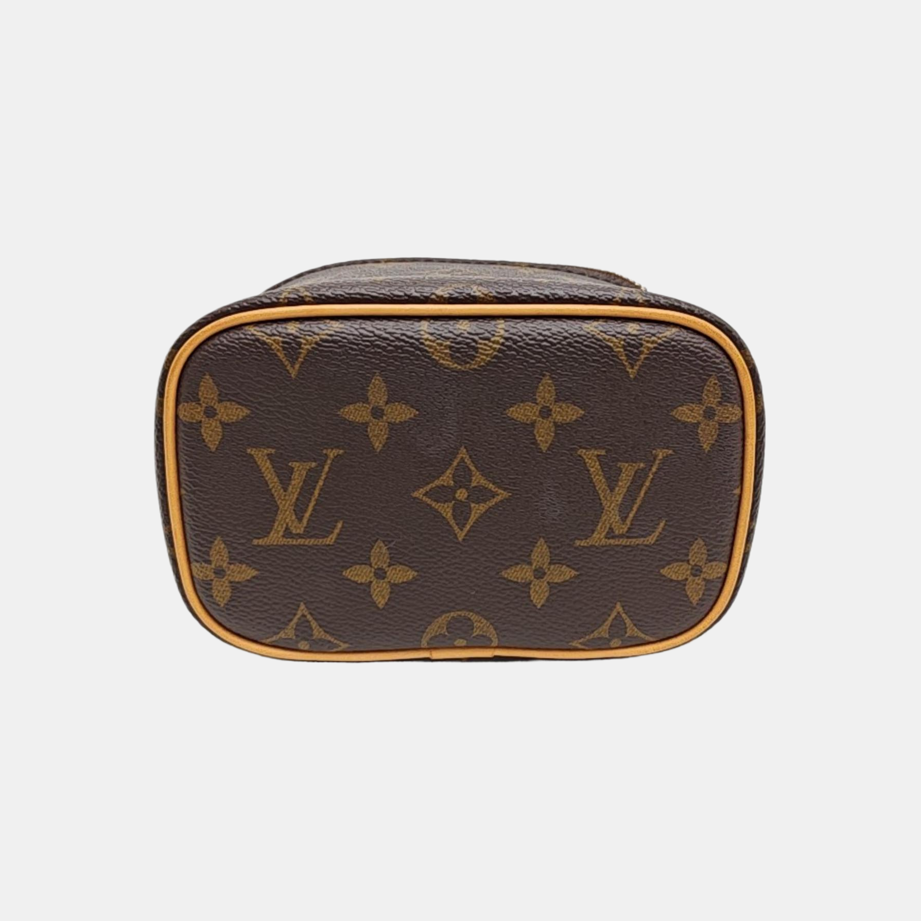 NICE Super Mini Monogram Coated Canvas Brown