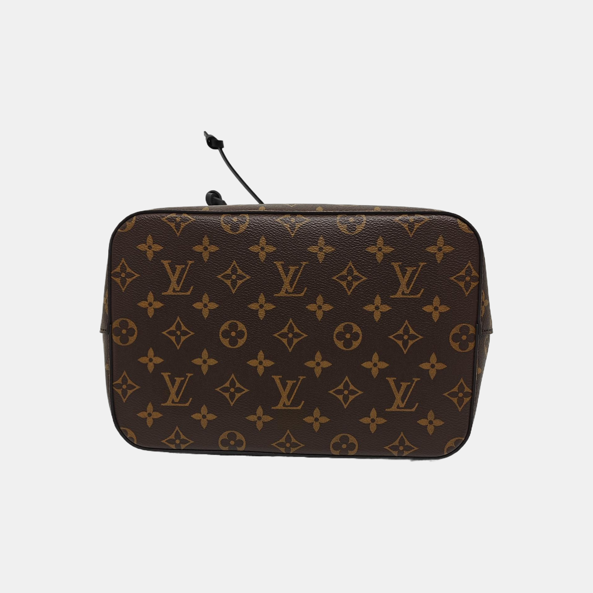 NÉONOÉ MM Monogram Coated Canvas Brown
