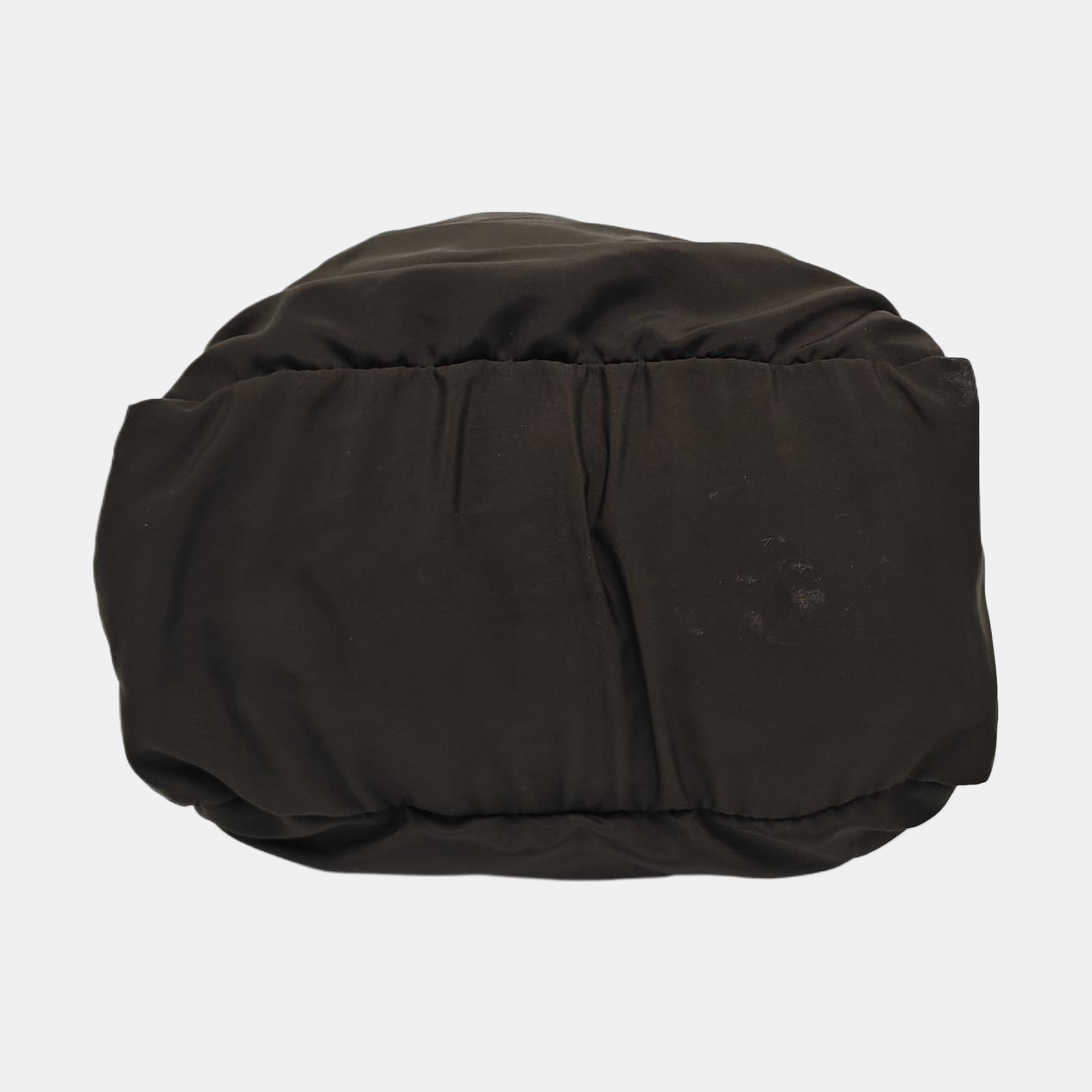 Fabric Top Handle Bag Brown