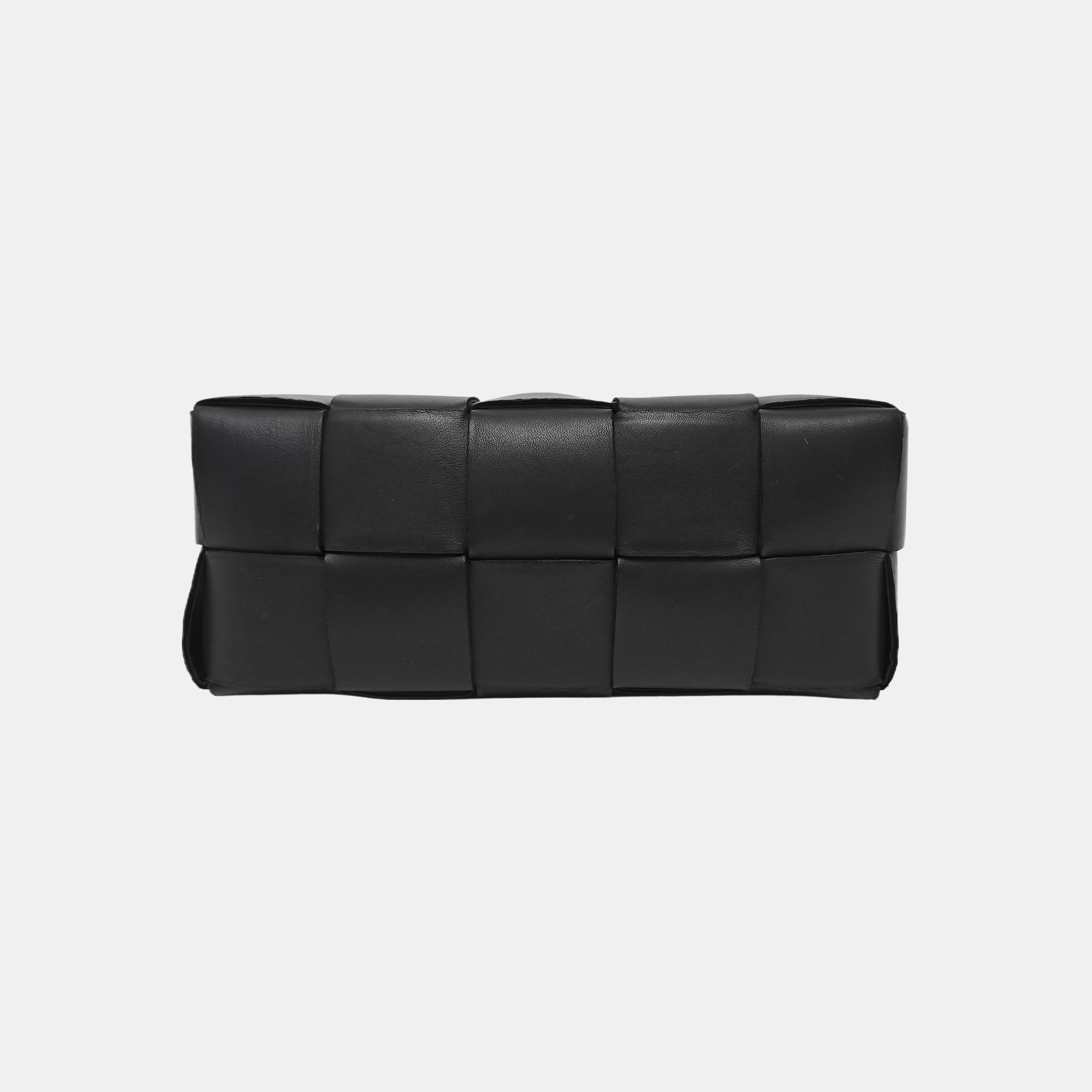 Brick Cassette Small Lambskin Black