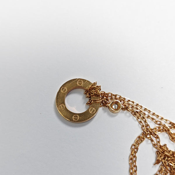 LOVE 18k Rose Gold Necklace