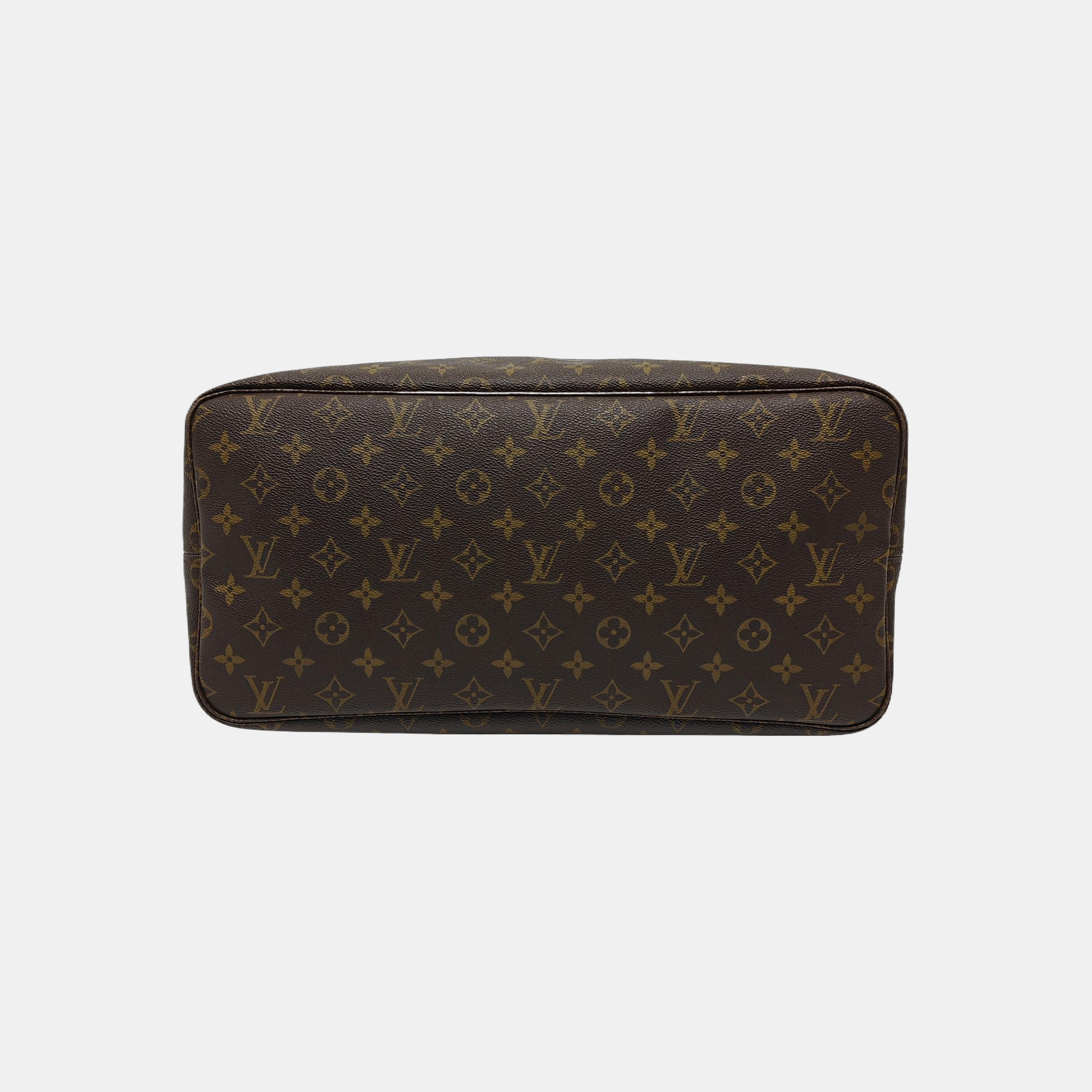 NEVERFULL GM Lona revestida Monogram Marrón