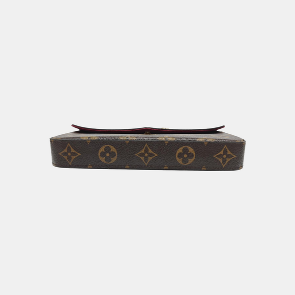 FÉLICIE Monogram Coated Canvas Brown