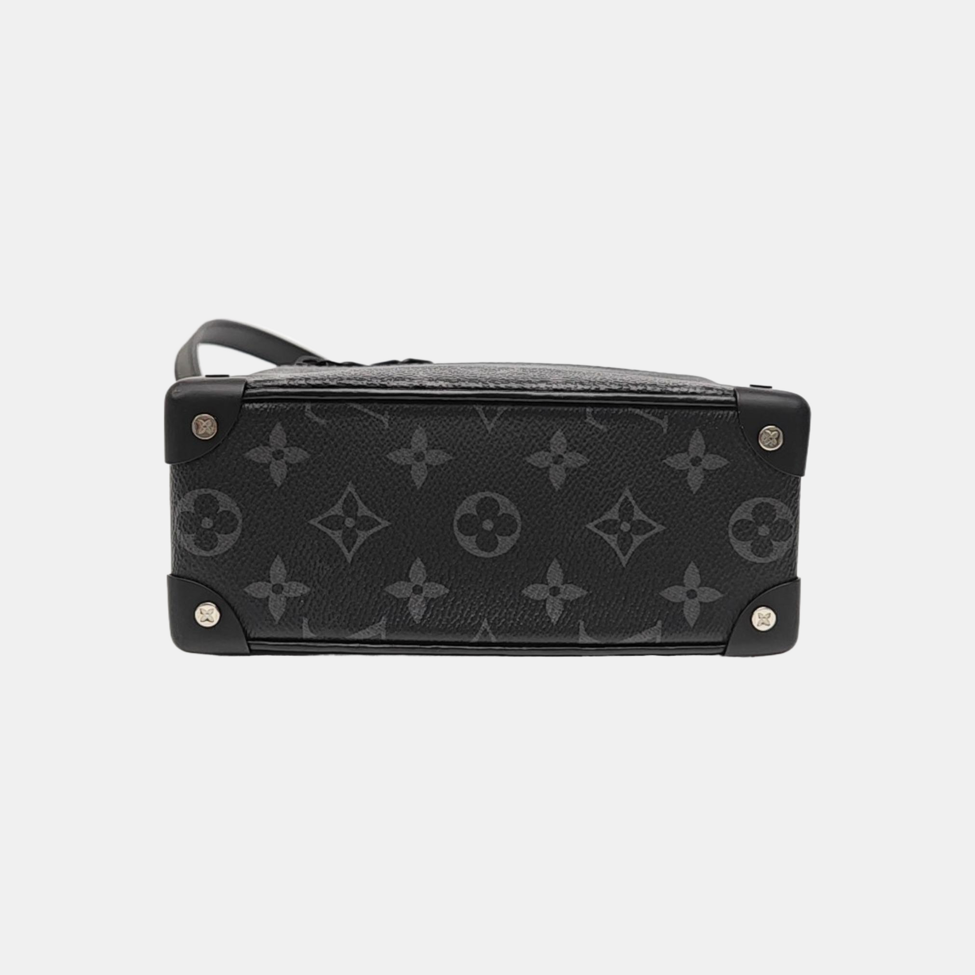 SOFT TRUNK Mini Monogram Coated Canvas Black