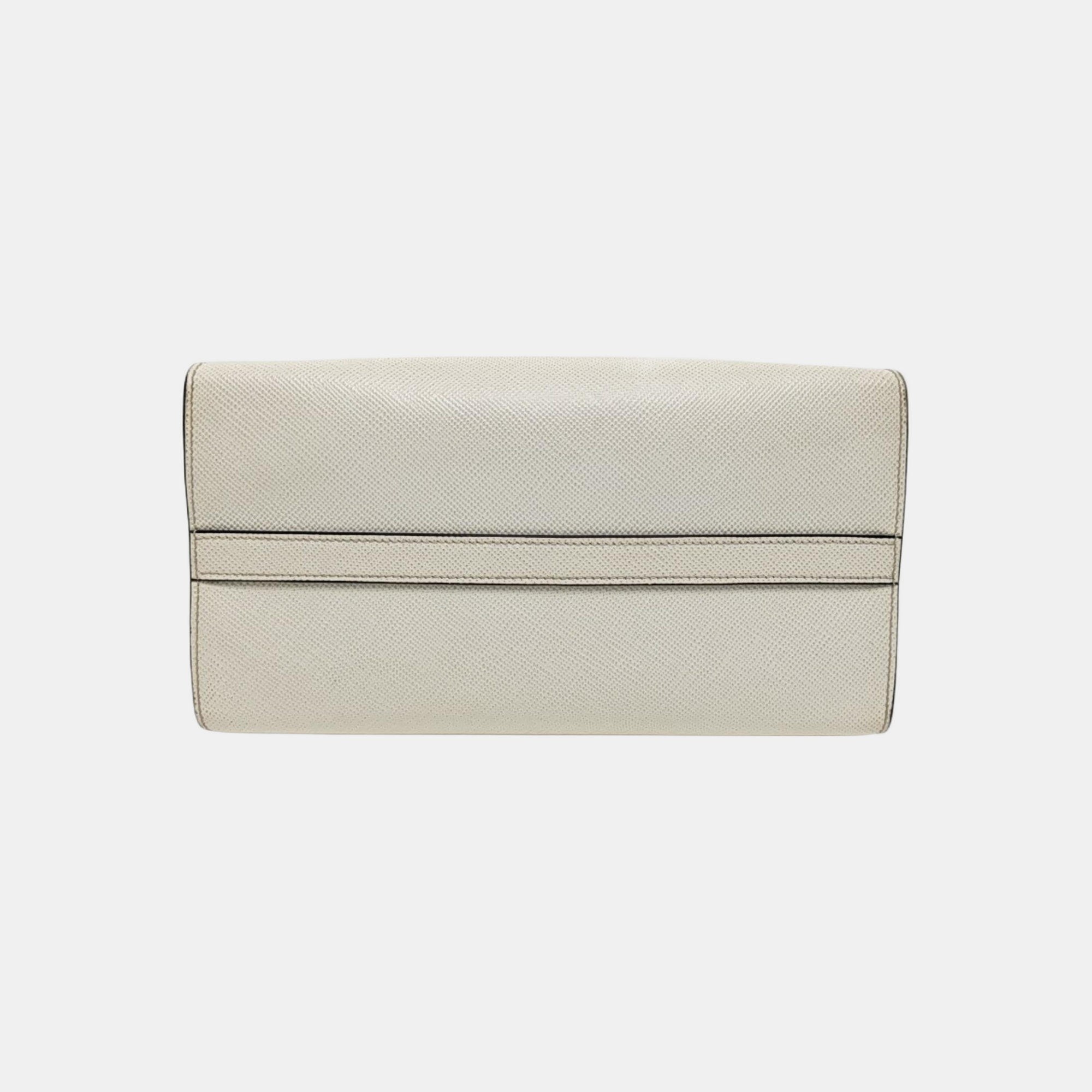 Monochrome Saffiano Calfskin White