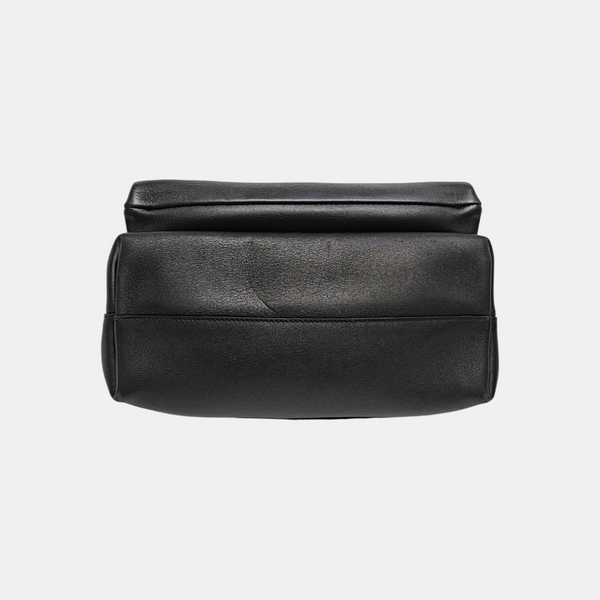 Calfskin Shoulder Bag Black