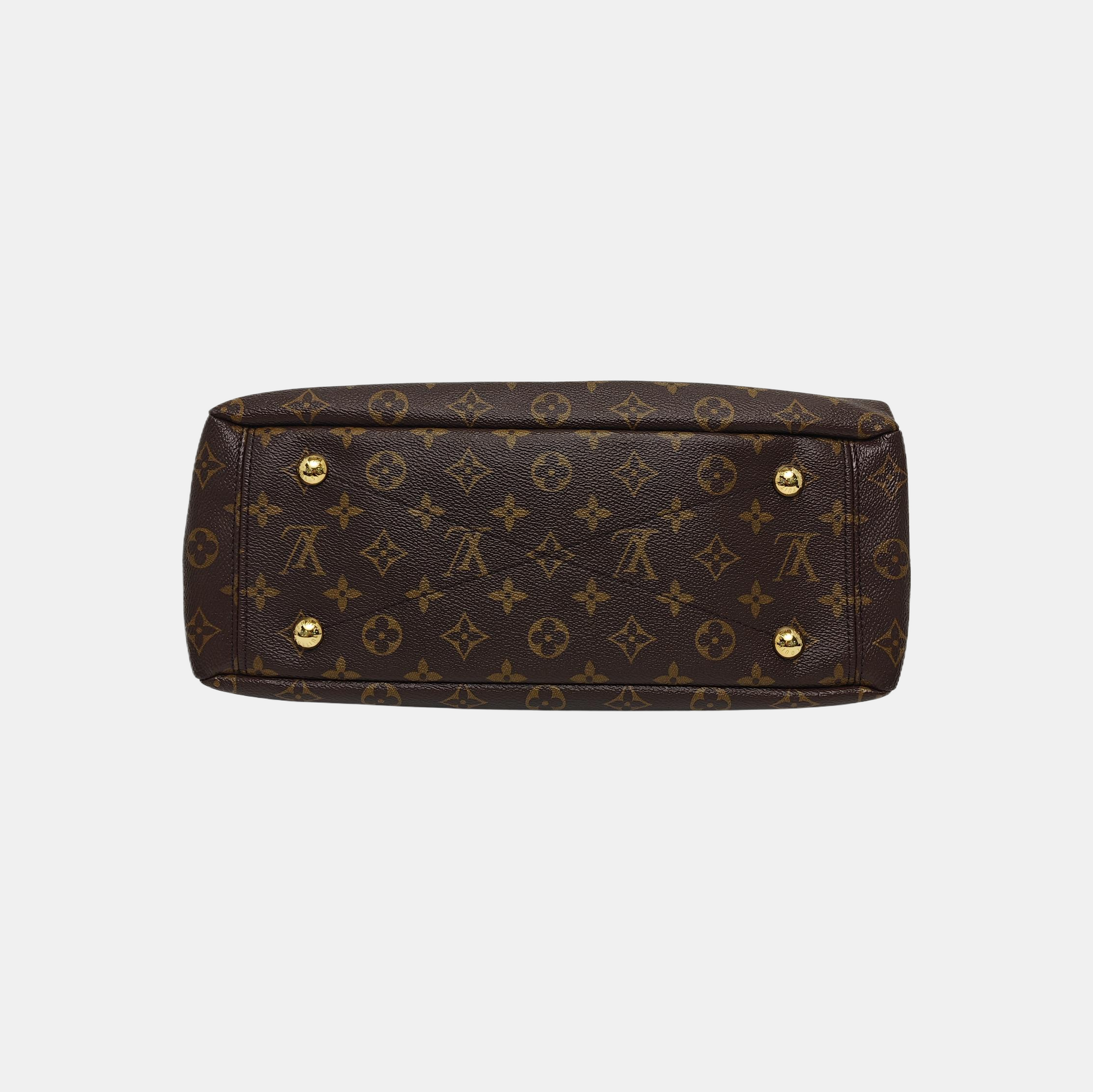 PALLAS MM Monogram Coated Canvas Brown