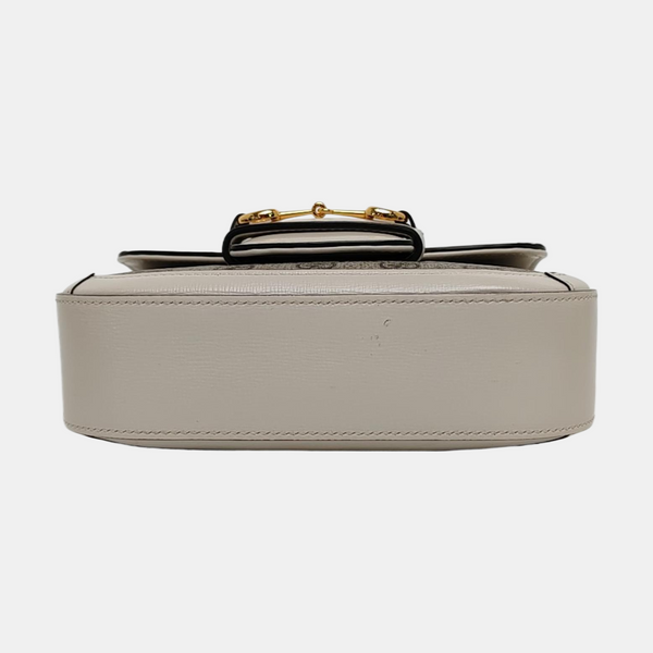 Horsebit 1955 Mini Coated Canvas Beige