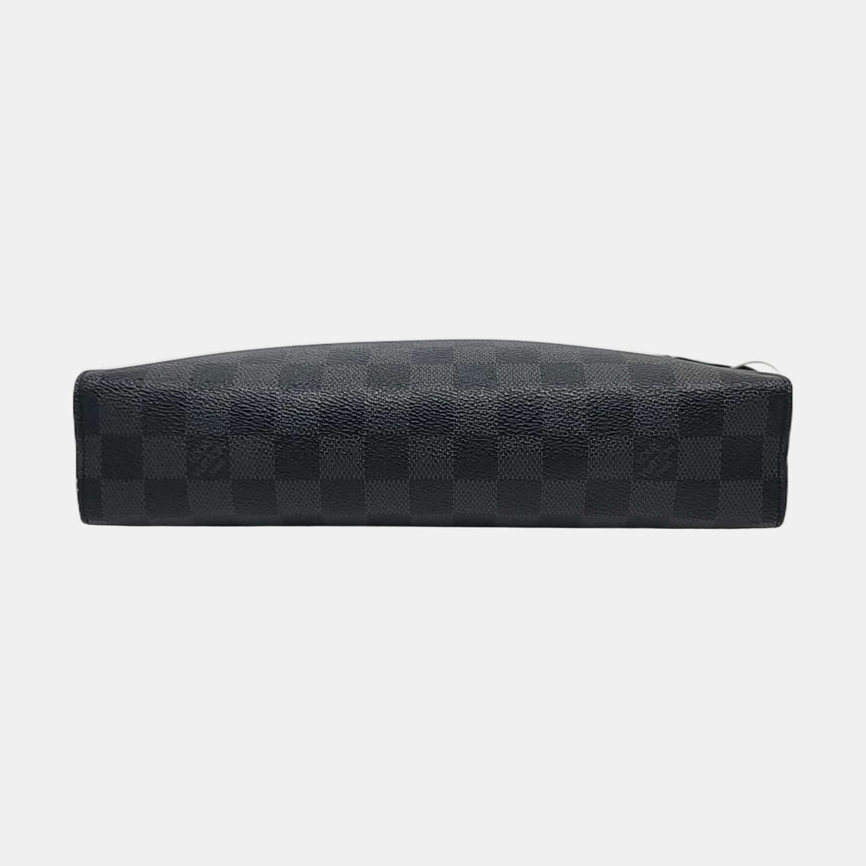 Pochette Voyag MM Damier Graphite Coated Canvas Gray