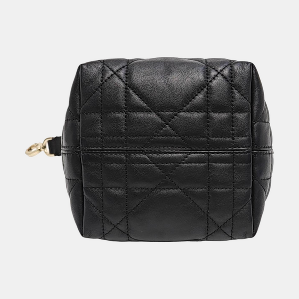 Toujours Nano Cannage Calfskin Black