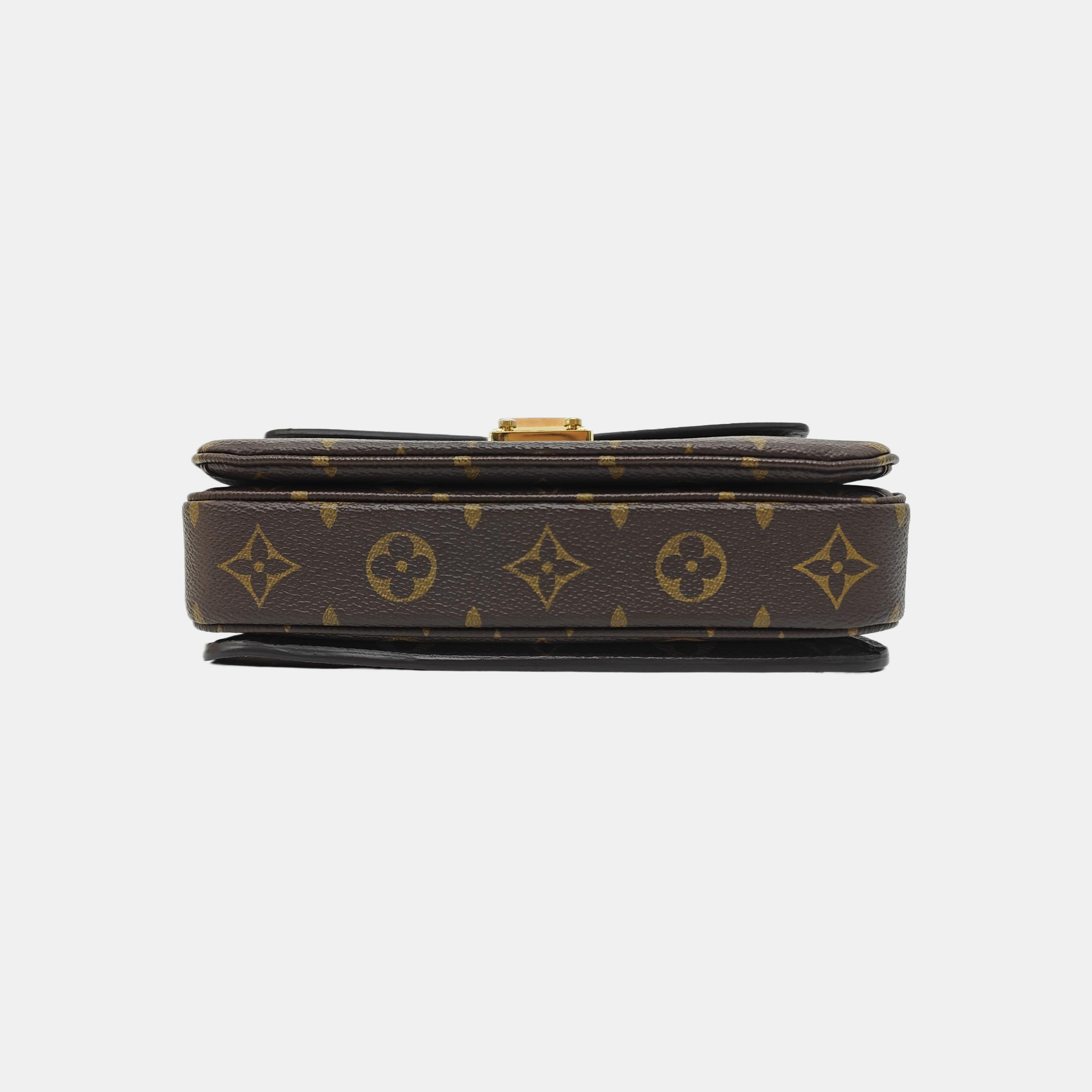 MÉTIS EAST WEST Monogram Coated Canvas Brown