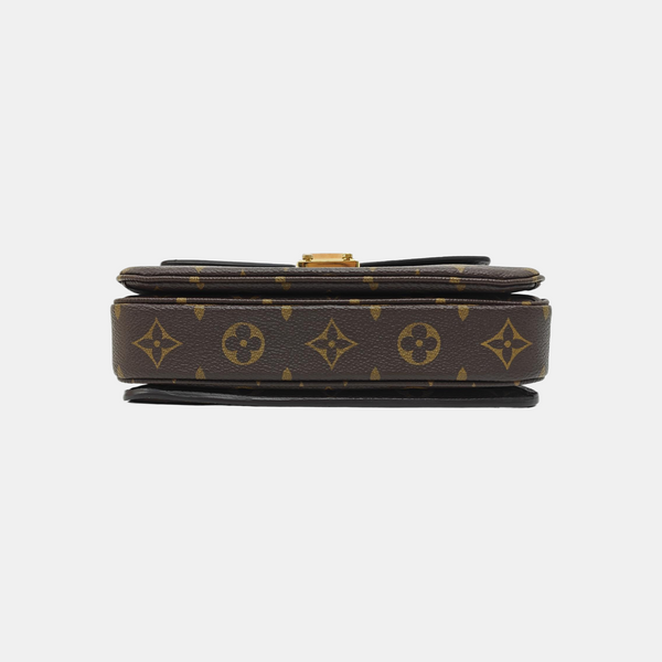 MÉTIS EAST WEST Monogram Coated Canvas Brown