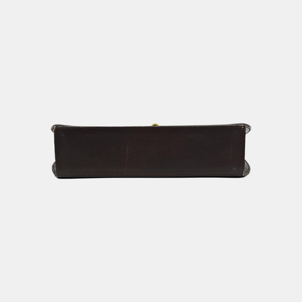 Calfskin Shoulder Bag Brown
