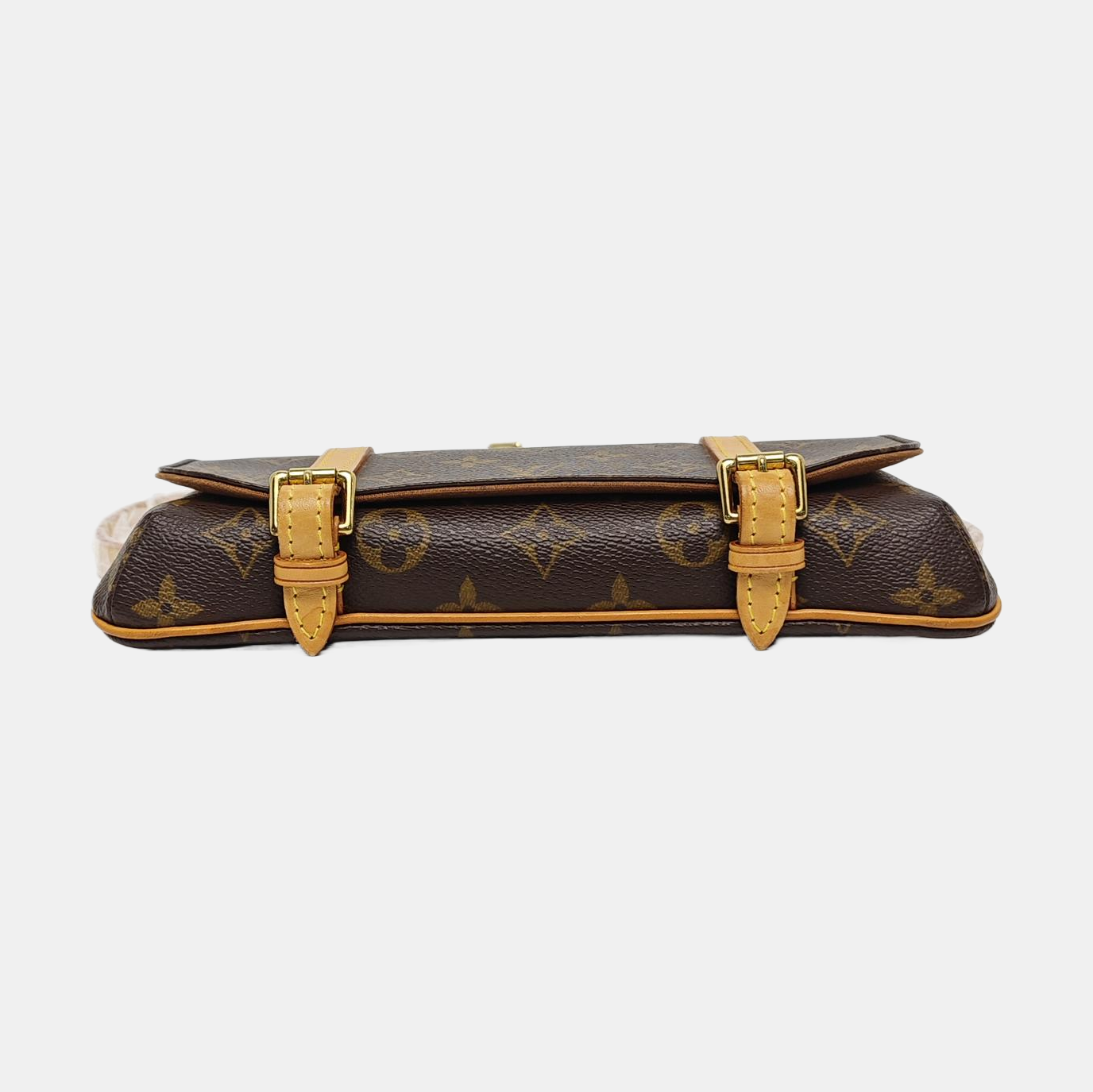 MARELLE Monogram Coated Canvas Brown