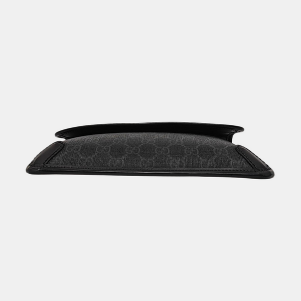 Neo Vintage Monogram Coated Canvas Black