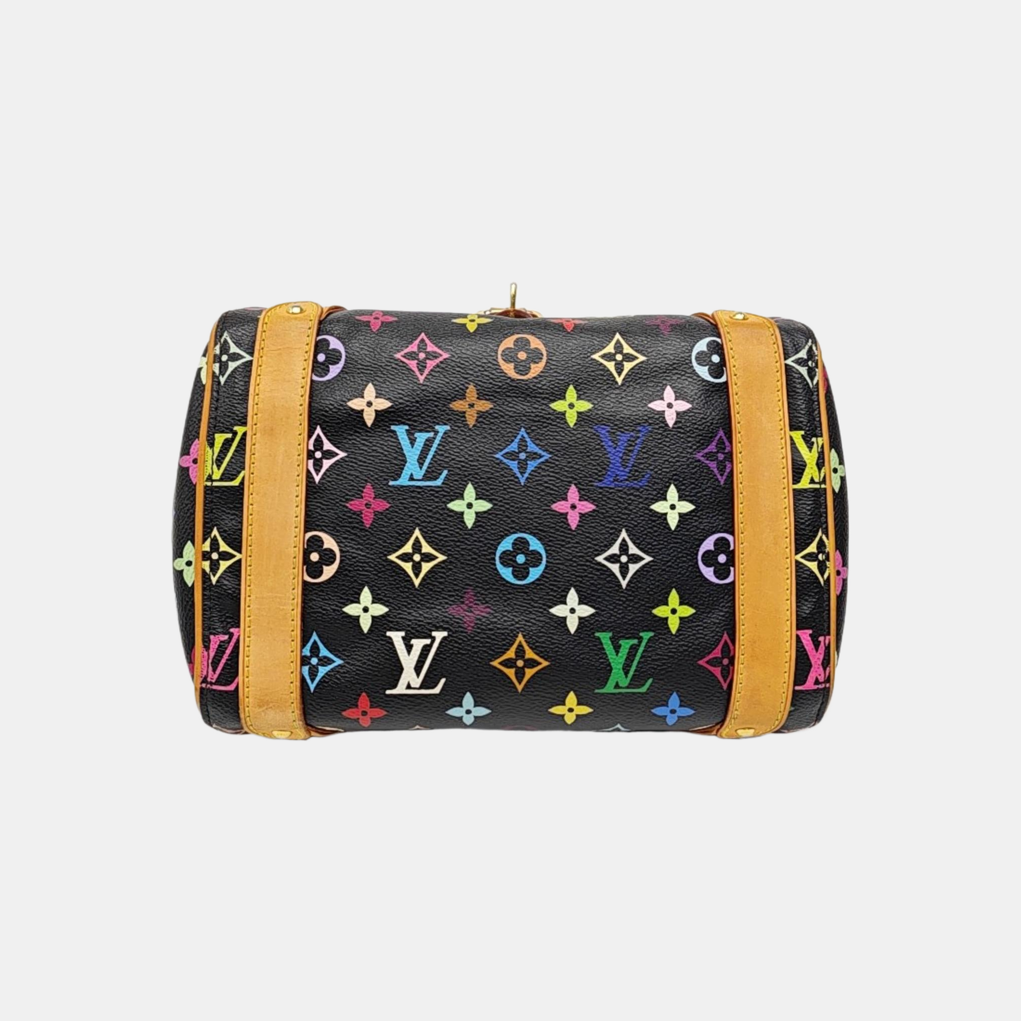 LV × TM PRISCILLA Monogram Coated Canvas Black