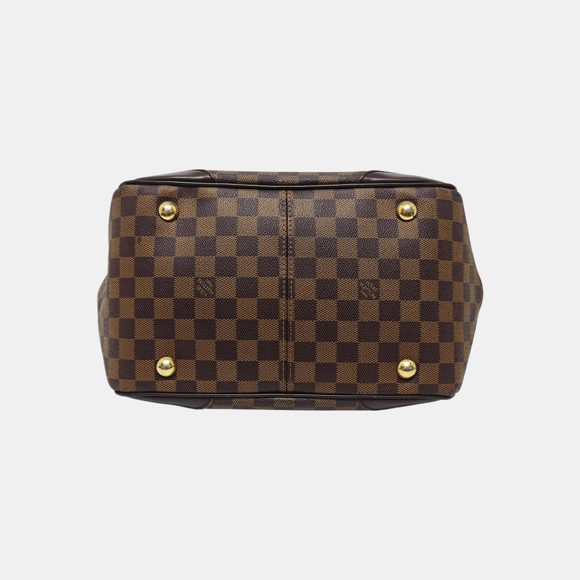 VERONA MM Damier Ebene Coated Canvas Brown