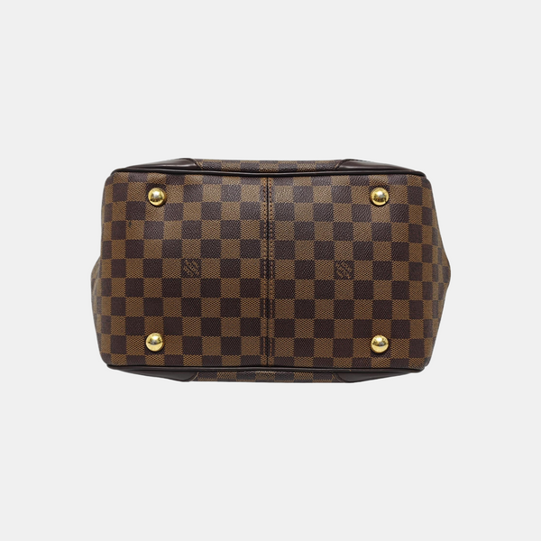 VERONA MM Damier Ebene Coated Canvas Brown