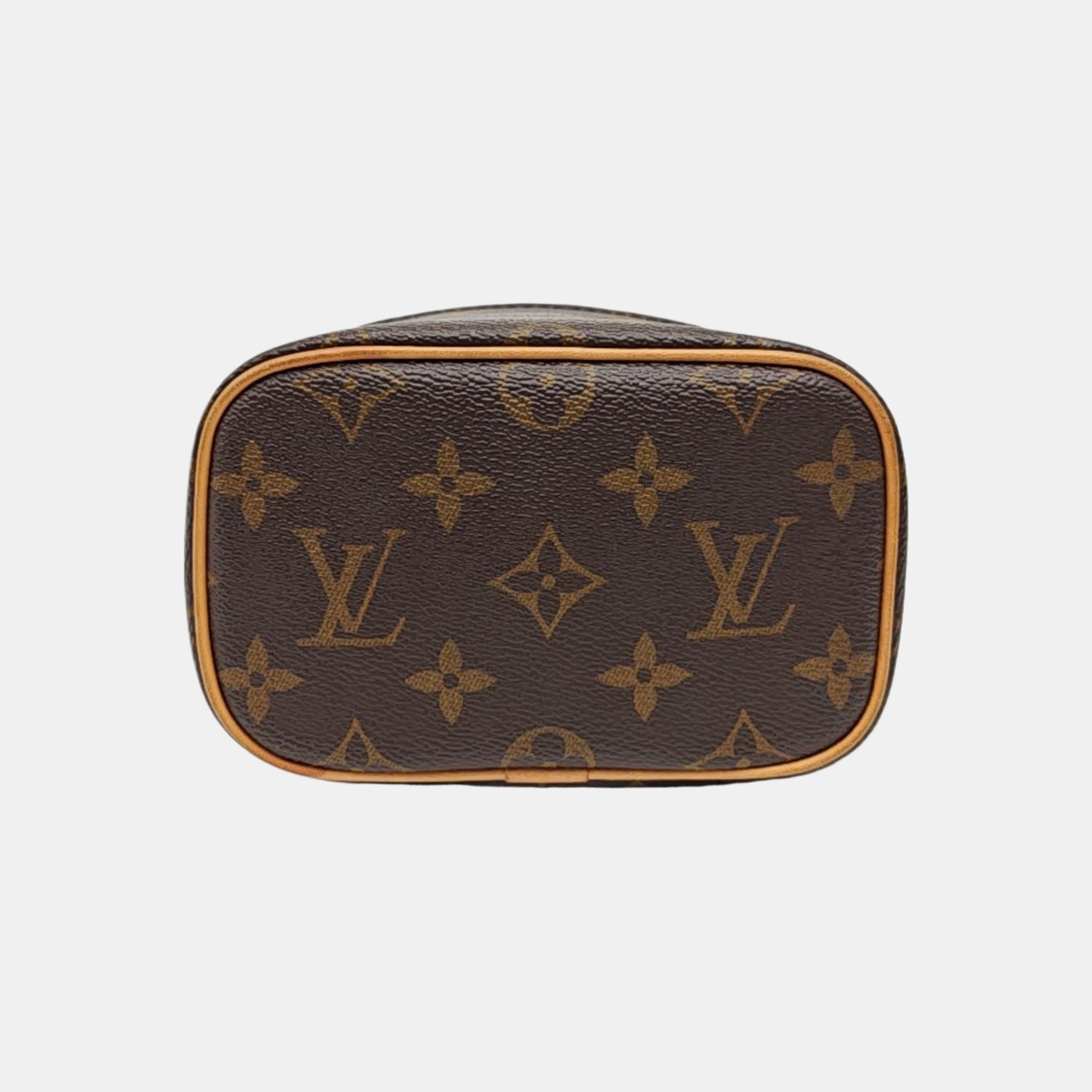 NICE Super Mini Monogram Coated Canvas Brown