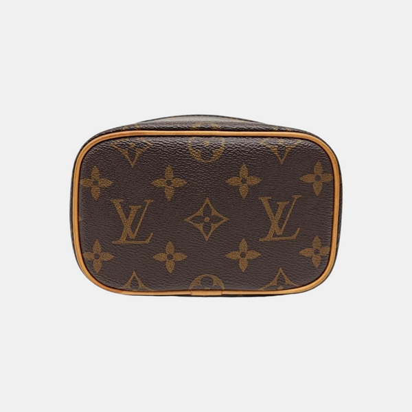 NICE Super Mini Monogram Coated Canvas Brown