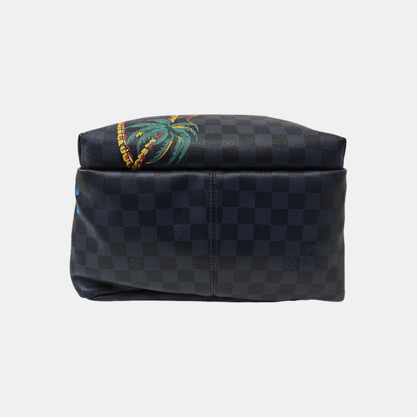 APOLLO Damier Coated Canvas Blue