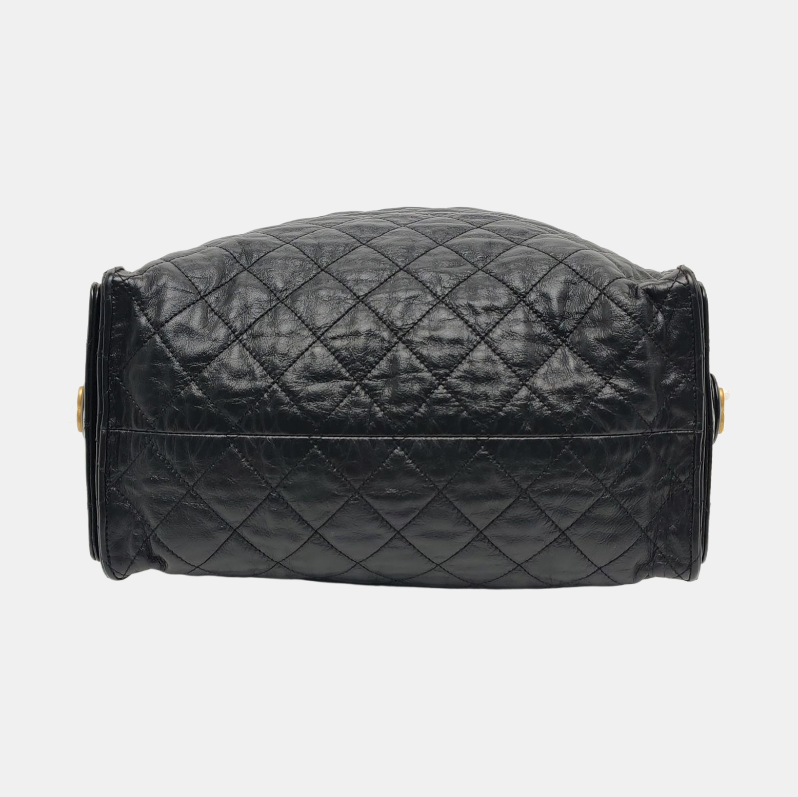 CHANEL 25 Medium Quilted Calfskin Black