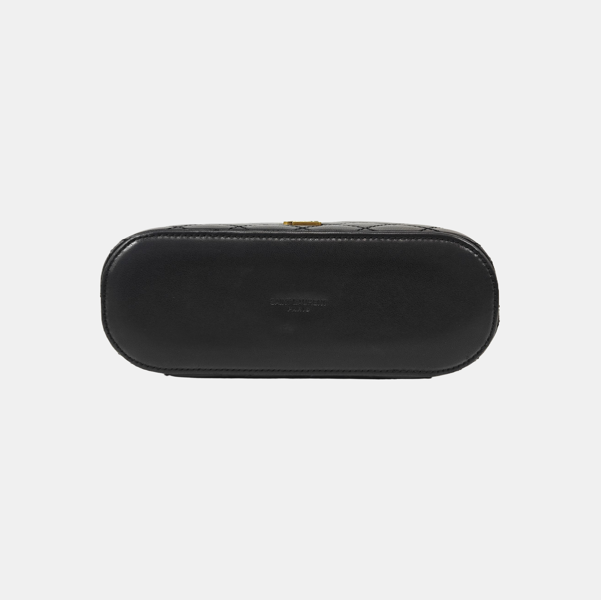 80'S VANITY Mini Quilted Lambskin Black